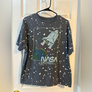 NASA Grayson Threads Charcoal T-Shirt Size M